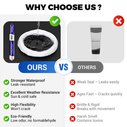🔥2025 New Upgrades🔥Waterproof Silicone Sealant for Indoor & Outdoor